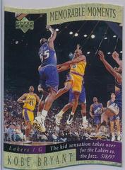 kobe Bryant #4 Basketball Cards 1997 Collector's Choice Memorable Moments Prices