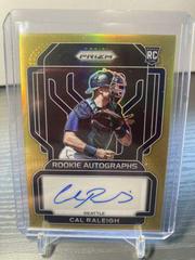 Cal Raleigh [Gold Prizm] #RA-CR Baseball Cards 2022 Panini Prizm Rookie Autographs Prices