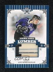 Luc Robitaille [Navy Blue] Hockey Cards 2021 Leaf Lumber Game Used Prices