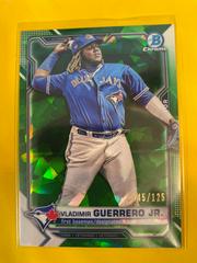 Vladimir Guerrero Jr. [Green] #10 Baseball Cards 2021 Bowman Chrome Sapphire Prices