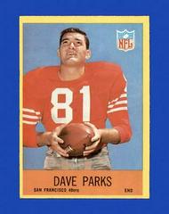 Dave Parks #176 Football Cards 1967 Philadelphia Prices