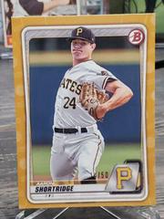 Aaron Shortridge [Gold] #BD-101 Baseball Cards 2020 Bowman Draft Prices