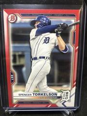 Spencer Torkelson [Red] #BD-121 Baseball Cards 2020 Bowman Draft Prices
