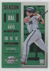 Austin Hays [Green] #2 Baseball Cards 2018 Panini Chronicles Contenders Optic Prices