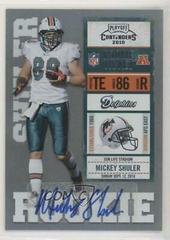 Mickey Shuler [Autograph] #172 Football Cards 2010 Playoff Contenders Prices