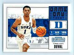 Trevon Duval #22 Basketball Cards 2018 Panini Contenders Draft Picks Game Day Ticket Prices