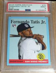 Fernando Tatis Jr. [Blue] #75 Baseball Cards 2019 Topps Archives Prices