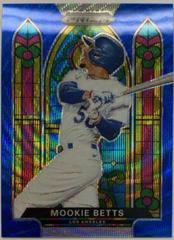 Mookie Betts [Blue Wave Prizm] #SG-2 Baseball Cards 2021 Panini Prizm Stained Glass Prices