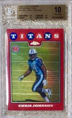 Chris Johnson [Red Refractor] #TC186 Football Cards 2008 Topps Chrome Prices