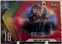 Nolan Jones [Red] #BTP-18 Baseball Cards 2022 Bowman Scouts' Top 100 Prices