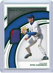 Ryne Sandberg [Green] #3 Baseball Cards 2022 Panini Immaculate Prices