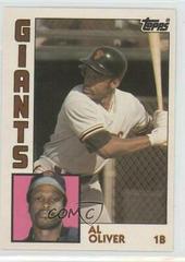 Al Oliver #87T Baseball Cards 1984 Topps Traded Prices