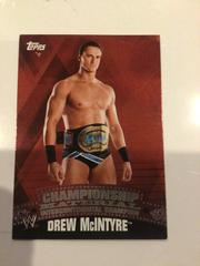 Drew McIntyre #C30 Wrestling Cards 2010 Topps WWE Championship Material Prices