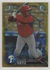 Jhailyn Ortiz [Chrome Gold Refractor] #BCP31 Baseball Cards 2016 Bowman Prospects Prices