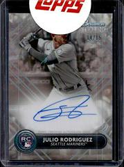 Julio Rodriguez [Rose Gold] #RA-JRO Baseball Cards 2022 Bowman Sterling Rookie Autographs Prices