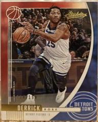 Derrick Rose [Red] Basketball Cards 2019 Panini Absolute Memorabilia Prices