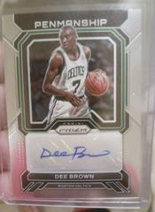 Dee Brown Basketball Cards 2022 Panini Prizm Penmanship Autographs Prices
