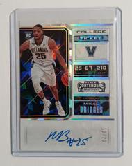Mikal Bridges [Autograph Cracked Ice] #60C Basketball Cards 2018 Panini Contenders Draft Picks Prices