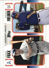 Jimmie Foxx, Prince Fielder #LL41 Baseball Cards 2010 Topps Legendary Lineage Prices