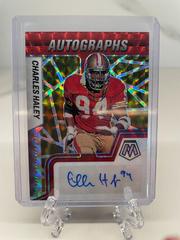 Charles Haley [Red] #AM-CH Football Cards 2022 Panini Mosaic Autographs Prices