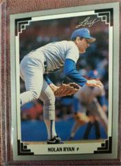 Nolan Ryan #423 Baseball Cards 1991 Leaf Prices
