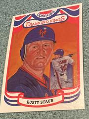 Rusty Staub [Diamond Kings Steel] #6 Baseball Cards 1984 Donruss Prices