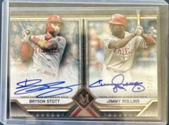 Jimmy Rollins, Bryson Stott #DA-SR Baseball Cards 2023 Topps Museum Collection Dual Autographs Prices