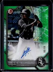 Oscar Colas [Green Refractor] #BCMA-OC Baseball Cards 2022 Bowman Chrome Mega Box Mojo Autographs Prices