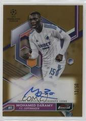 Mohamed Daramy [Gold] Soccer Cards 2022 Topps Finest UEFA Club Competitions Autographs Prices