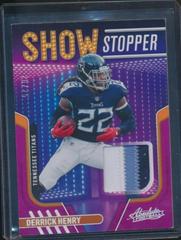 Derrick Henry [Silver] Football Cards 2022 Panini Absolute Show Stopper Materials Prices