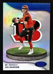 Joe Burrow [Blue] #FF-5 Football Cards 2023 Panini Certified Franchise Foundations Prices