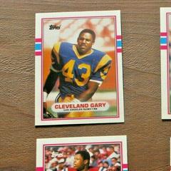 Cleveland Gary #46T Football Cards 1989 Topps Traded Prices