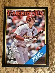 Nolan Gorman [Black] #T88-97 Baseball Cards 2023 Topps Silver Pack 1988 35th Anniversary Prices