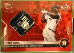 Yordan Alvarez [Relic] #1057D Baseball Cards 2022 Topps Now Prices