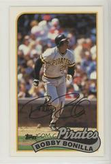 Bobby Bonilla #114 Baseball Cards 1989 Topps Ljn Baseball Talk Prices