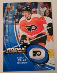 Bobby Brink [Blue] #RR-11 Hockey Cards 2022 Upper Deck Trilogy Rookie Renditions Prices