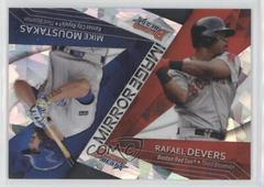 Rafael Devers,  Mike Moustakas [Atomic Refractor] Baseball Cards 2017 Bowman's Best Mirror Image Prices