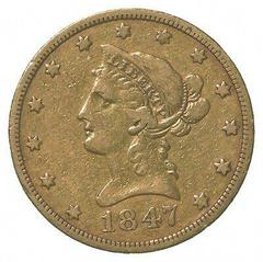1847 Coins Liberty Head Gold Eagle Prices