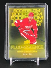 Elmer Soderblom [Gold] Hockey Cards 2022 Upper Deck Fluorescence Prices