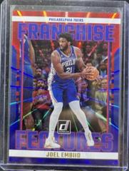 Joel Embiid [Red Blue] #3 Basketball Cards 2023 Panini Donruss Franchise Features Prices