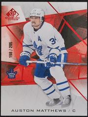 Auston Matthews [Red Fragment] Hockey Cards 2021 SP Game Used Prices