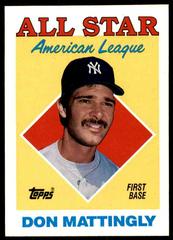 Don Mattingly #386 Baseball Cards 1988 Topps Prices