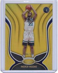 Andrew Wiggins [Mirror Gold] Basketball Cards 2019 Panini Certified Prices