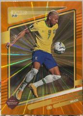 Richarlison [Gold Laser] #20 Soccer Cards 2021 Panini Donruss Road to Qatar Prices