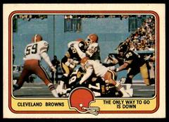 Cleveland Browns [The Only Way to Go Is...] #12 Football Cards 1981 Fleer Team Action Prices