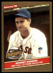 Bobby Doerr Baseball Cards 1986 Donruss Highlights Prices