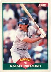 Rafael Palmeiro Baseball Cards 1989 Score Traded Prices