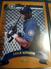 Mike Wilson [Black Refractor] #T223 Baseball Cards 2002 Topps Chrome Traded Prices