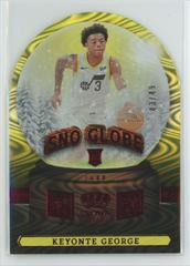 Keyonte George [Red] #6 Basketball Cards 2023 Panini Crown Royale Sno Globe Prices