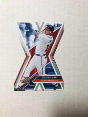 Chipper Jones [Die Cut] #7 Baseball Cards 2008 Upper Deck X Prices